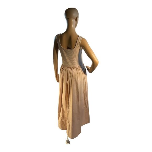 A NEW DAY Women’s Cream Midi Two pockets cotton Polyester dress Size Small - Picture 6 of 15